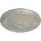 Ekena Millwork Athens Ceiling Medallion (Fits Canopies up to 3 5/8"), Hnd-Painted Flash Copper, 26 1/4"OD x 3 1/4"P CM27ATFCS - alternate 2